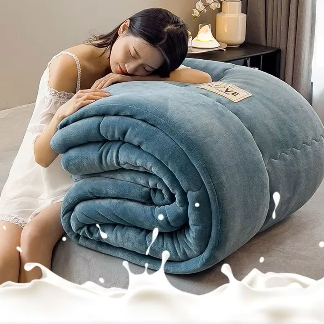 Premium Koc Zimowy z Podwójną Warstwą Polarowego Flanelowego Fleece’u