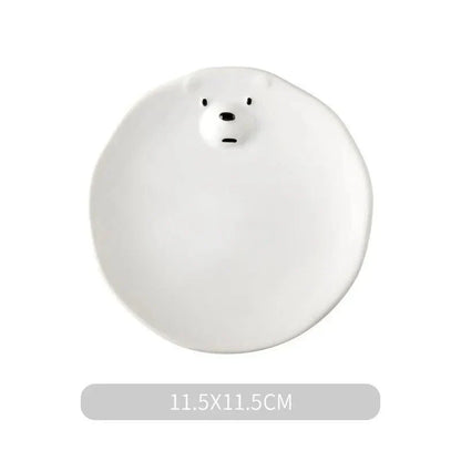 Uroczy Kubek z Białym Niedźwiedziem z Ceramiki