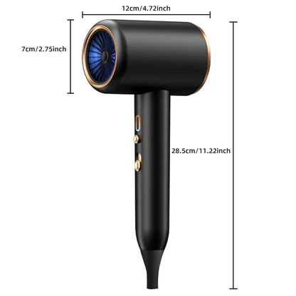 Suszarka do włosów o wysokiej mocy 2400 W z funkcją zimnego i gorącego powietrza – technologia jonowa