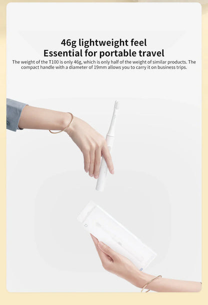 Elektryczna Soniczna Szczoteczka Do Zębów – Wodoodporna i Ładowana Przez USB