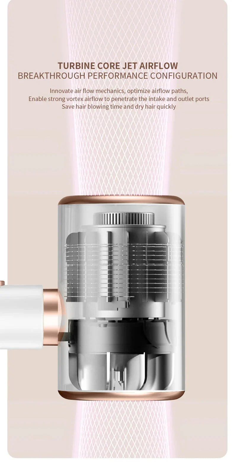 Suszarka do włosów o wysokiej mocy 2400 W z funkcją zimnego i gorącego powietrza – technologia jonowa