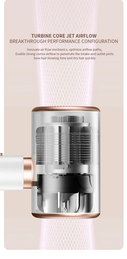 Suszarka do włosów o wysokiej mocy 2400 W z funkcją zimnego i gorącego powietrza – technologia jonowa