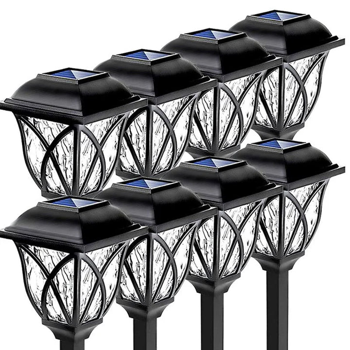 Solar Tuinverlichting met Natuurlijke Charme - Elegante Lampen voor Buiten