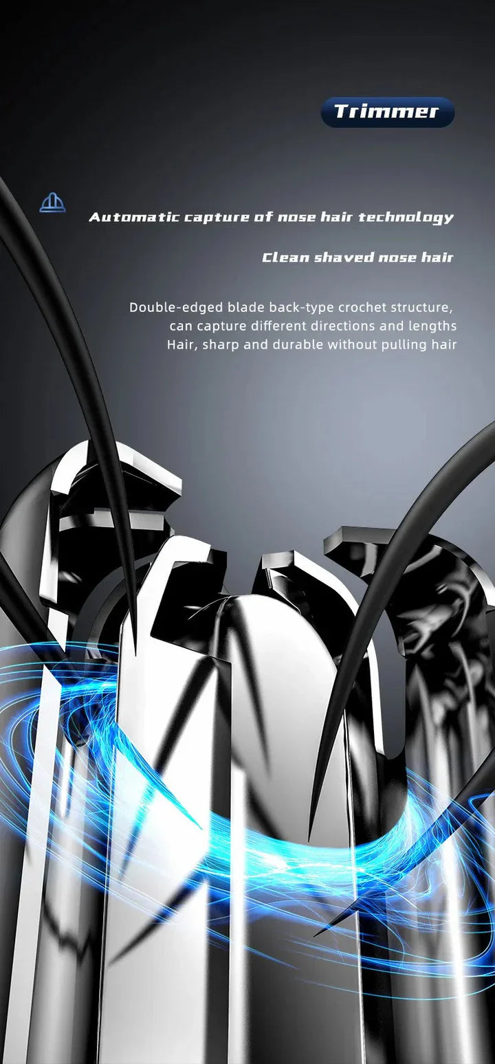 Profesjonalny Bezbolesny Trymer do Włosów w Nosie i Uszach dla Mężczyzn i Kobiet