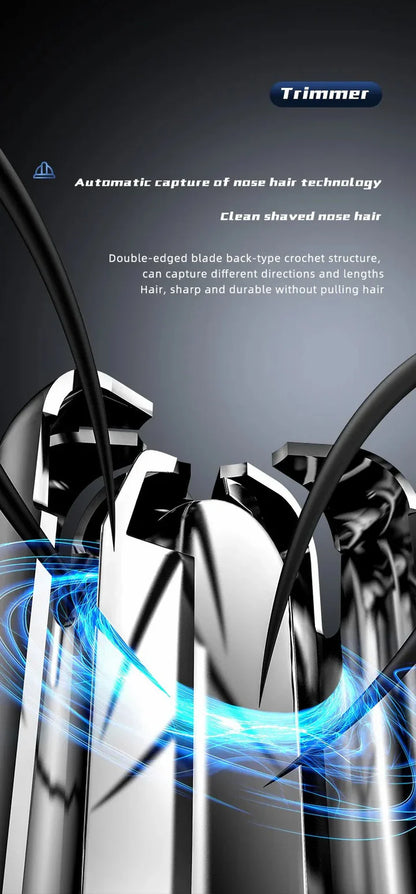 Profesjonalny Bezbolesny Trymer do Włosów w Nosie i Uszach dla Mężczyzn i Kobiet