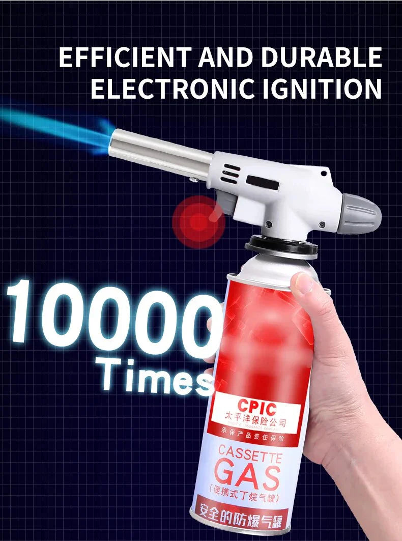 Przenośny Palnik Gazowy Butanowy – Idealny do Grillowania, Na Kemping i Do Kuchni