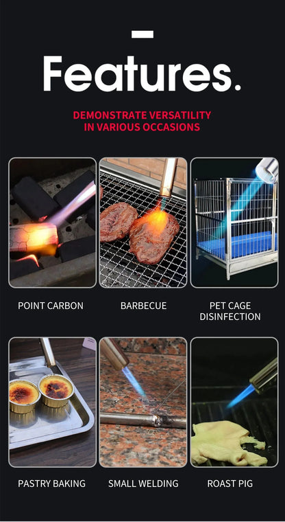 Przenośny Palnik Gazowy Butanowy – Idealny do Grillowania, Na Kemping i Do Kuchni