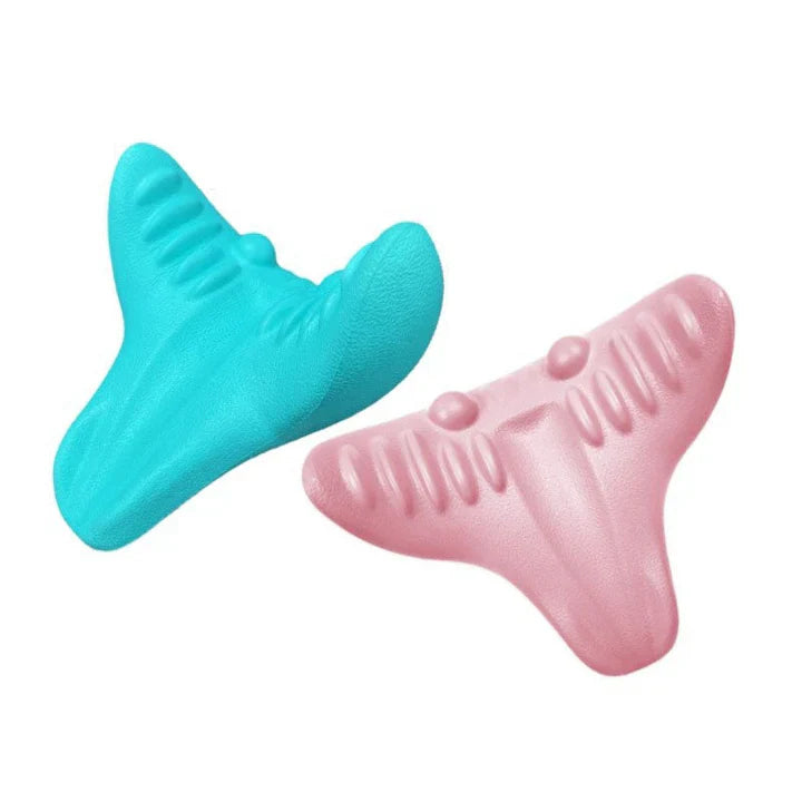 Rozciągacz Szyi i Ramion – Poduszka Trakcyjna Szyjna do Wyrównania Kręgosłupa i Masażu