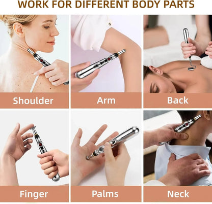 Elektroniczny długopis akupunkturowy | Masażer meridianowy do łagodzenia bólu