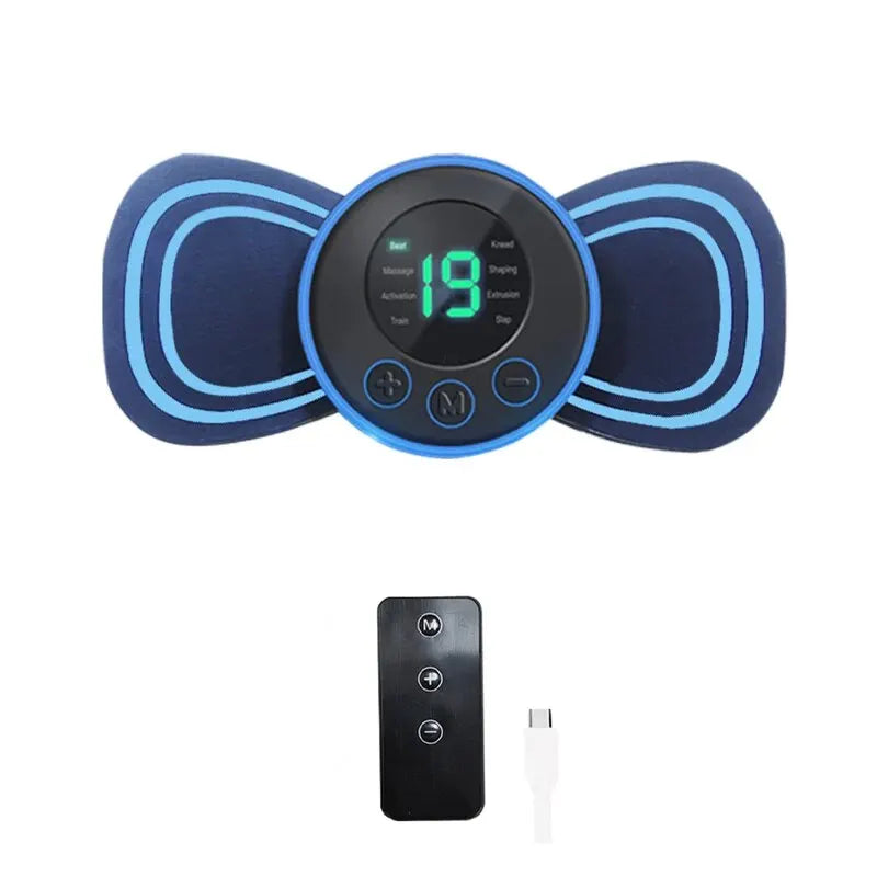 Przenośny Elektryczny Masażer Szyi | z Podkładką i Pilotem do Skierowanego Relaksu