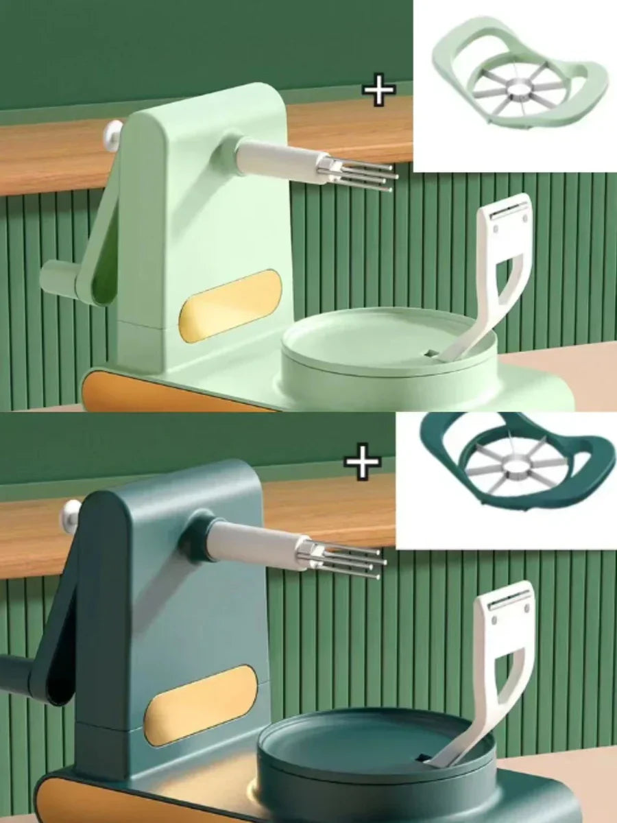 Prosty Obieracz do Warzyw i Owoców z Ręcznym Korbką – dla Bezproblemowego Obierania