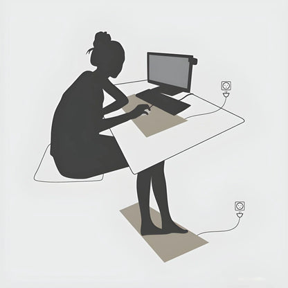 Mata Uziemiająca z Włókna Węglowego do Urządzeń Elektronicznych i Zdrowia