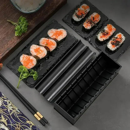 Zestaw do Rolowania i Krojenia Sushi – Praktyczny Zestaw Sushi z Szablonami i Akcesoriami