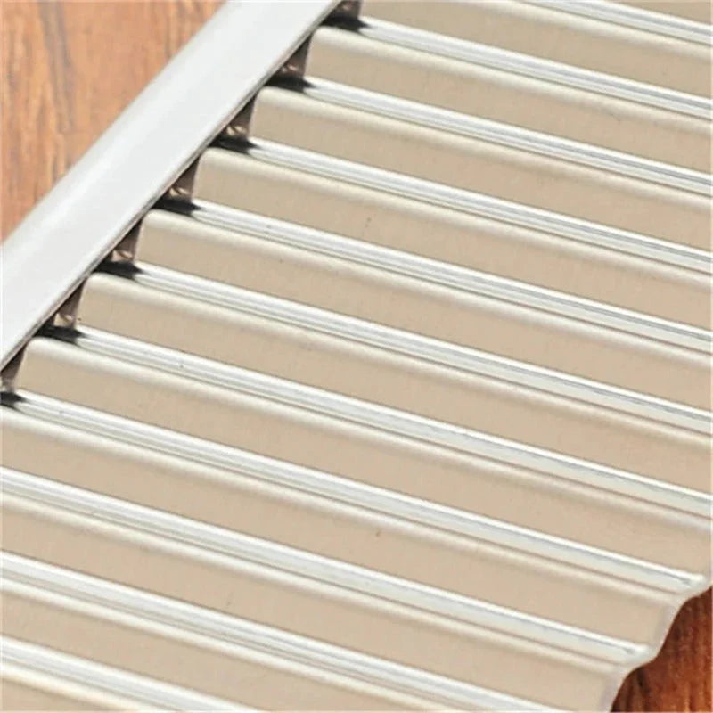 Nóż do warzyw ze stali nierdzewnej – nóż ząbkowany do frytek i warzyw