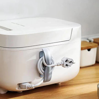 Praktyczny zestaw organizerów na kable do wszystkich zastosowań, zestaw 5 sztuk