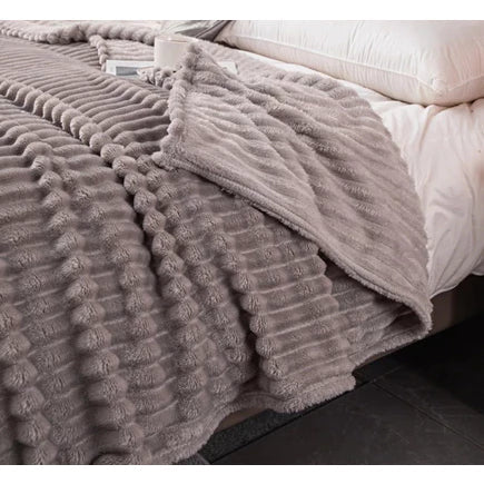 Przytulny Pluszowy Koc Gigant