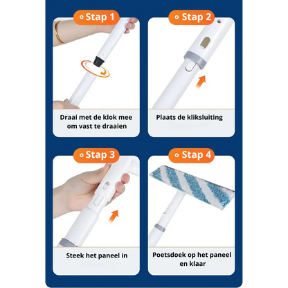 Funkcjonalna Wycieraczka 3 w 1 z Funkcją Spryskiwania i Wycierania