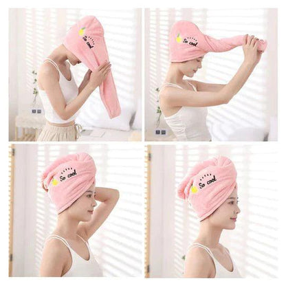Ręcznik do Włosów z Mikrofibry z Regulowanym Zapięciem